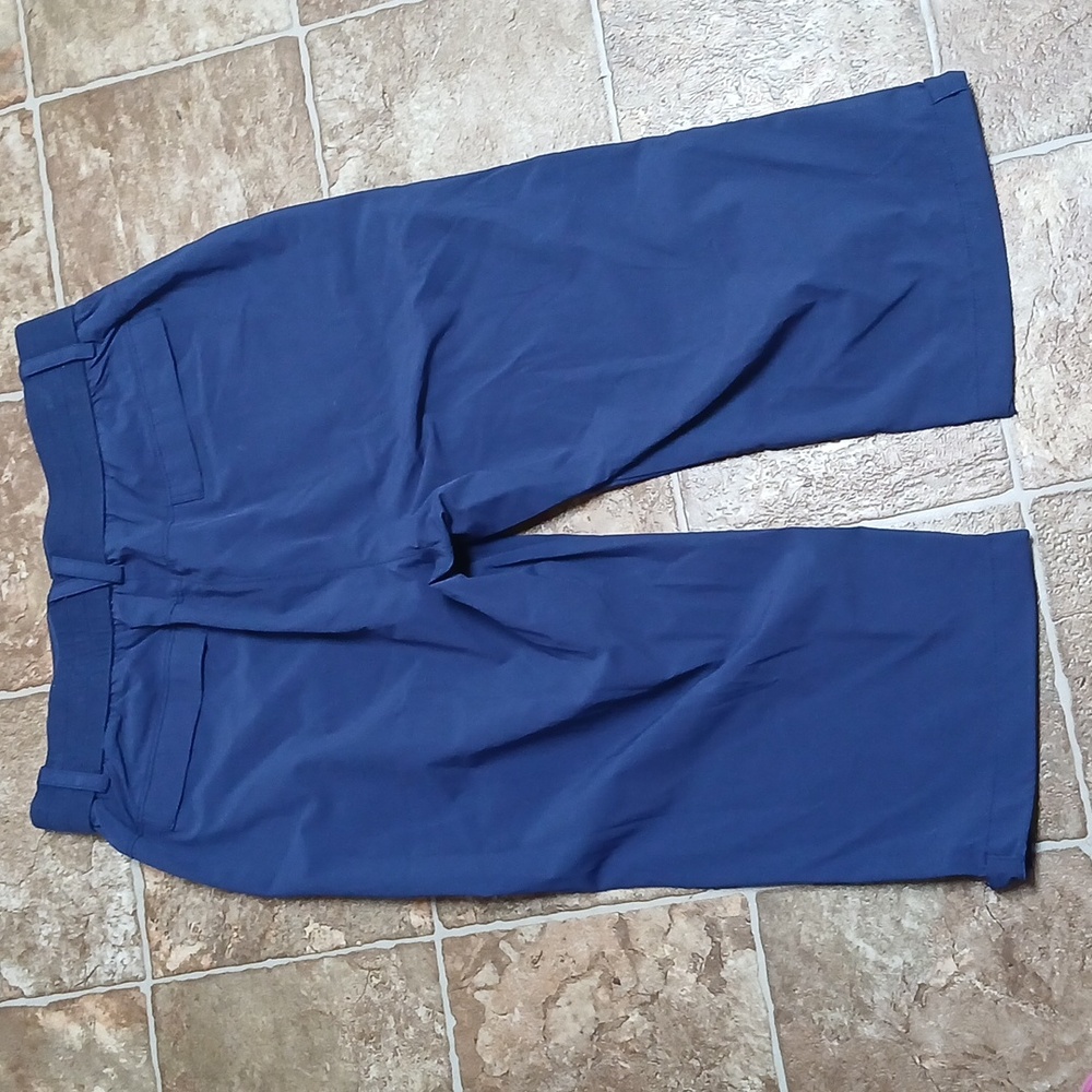 Baleaf Navy Activewear Bermuda Shorts  Blue Elastic Waist Size Large - Picture 5 of 5